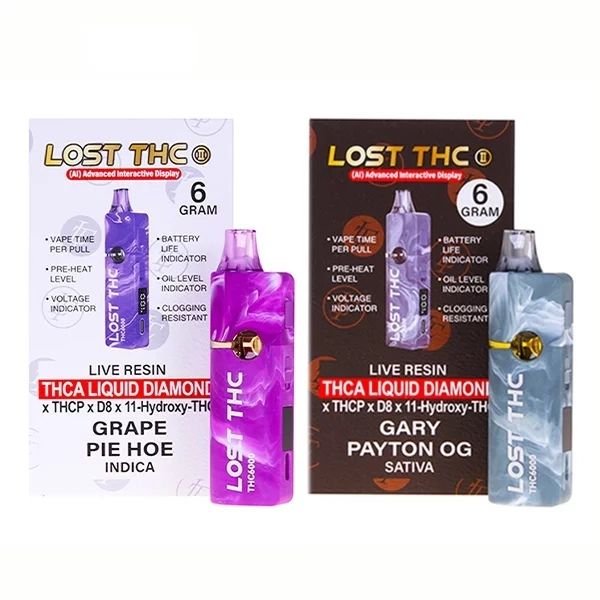 Lost THC THCA Liquid Diamond Disposable 6g In Pakistan