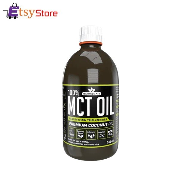 100% Pure MCT Oil 500ml By Natures Aid In Pakistan