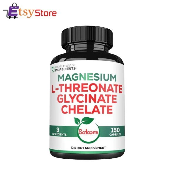 3 In 1 1200mg Magnesium L Threonate Supplement In Pakistan