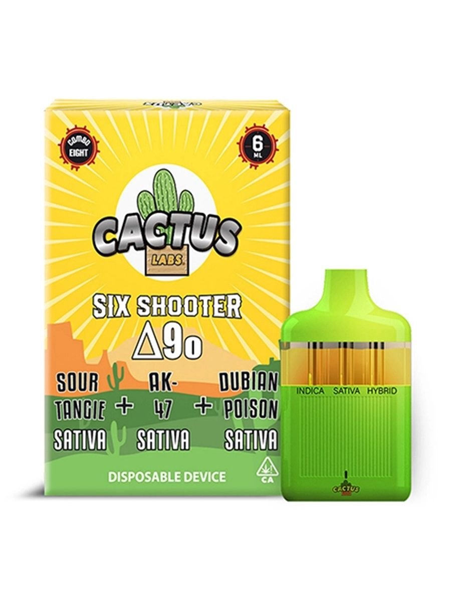 Cactus Labs Six Shooter THCa Blend Disposable Vape In Pakistan