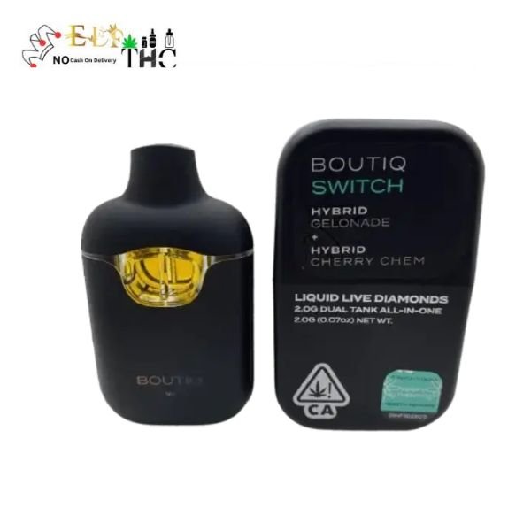BOUTIQ Switch Liquid Live Diamonds Disposable Vape  Premium THC Blend Buy in Pakistan 