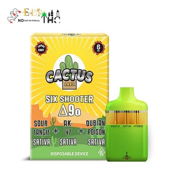 Cactus Labs HHC Disposable Six Shooter 6G Vape in Pakistan