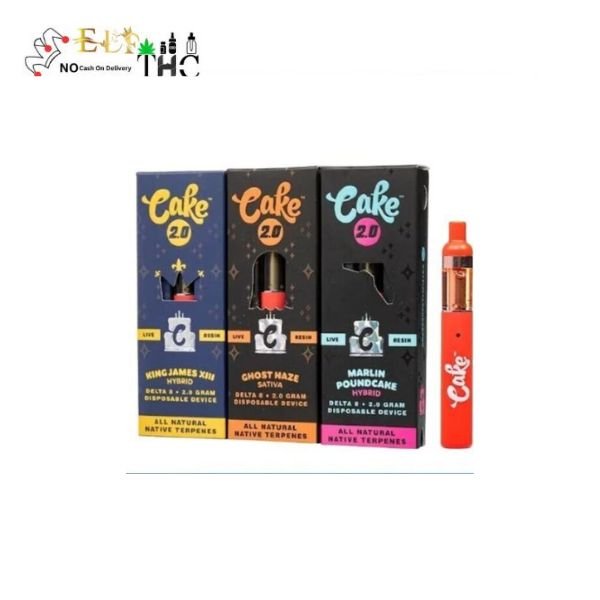 Cake Live Resin Delta8 Disposable Vape 2g Premium THC Vape Pen in Islamabad