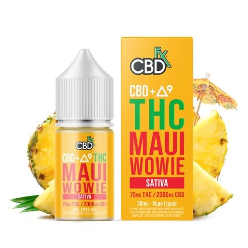 CBDfx CBD Delta9 THC Vape Juice Maui Wowie Sativa In Pakistan