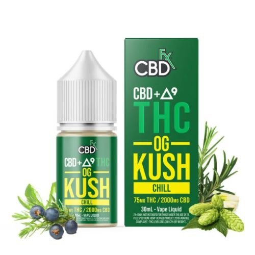 CBDfx CBD Delta9 THC Vape Juice OG Kush In Pakistan