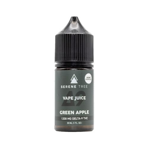 Serene Tree Delta9 THC Green Apple Vape Juice 1200mg In Pakistan