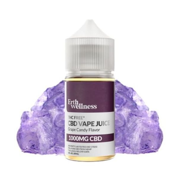 CBD VAPE JUICE GRAPE CANDY FLAVOR ERTH WELLNESS in Pakistan