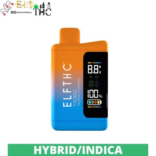 ELF THC Quantum Blend Vape Pens Indica 8000mg In Pakistan