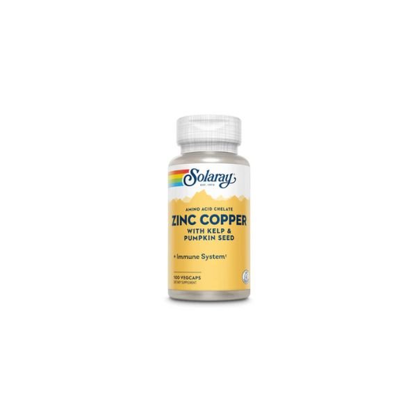 Zinc Copper With Kelp And Pumpkin Seed By Solaray Immune Support In Pakistan