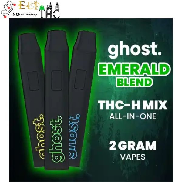 Ghost Emerald Blend THCH Mix Vape Pens In Pakistan