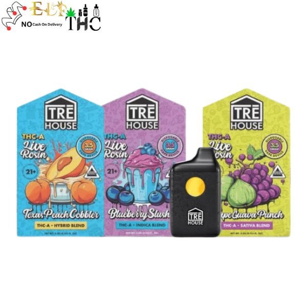 TRE House Live Rosin THCa Vape Pen 3g In Pakistan